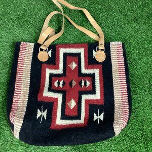 Saddle Blanket Wool Tote Bag